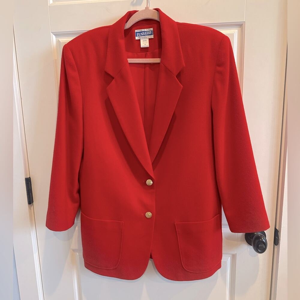 Pendleton VINTAGE Virgin Wool Blazer Jacket